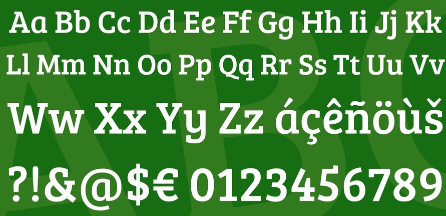 Bree Serif Font View