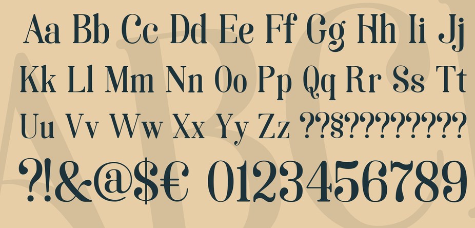 Soria Serif Font View