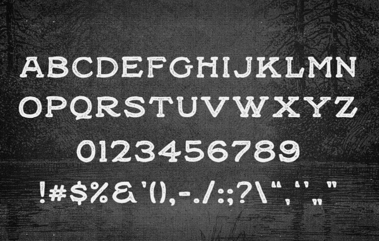 Black Willow Font View