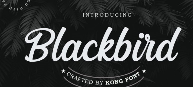 Blackbird Font