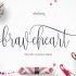 Braveheart Script Font