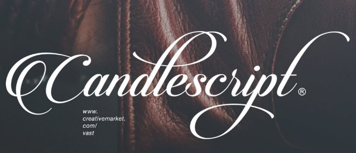 Candlescript font