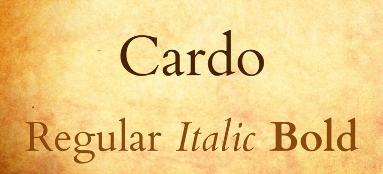 Cardo Font