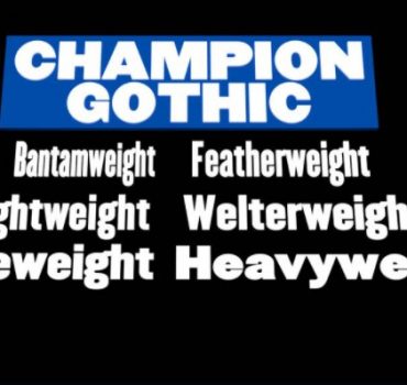 Champion Featherweight Font