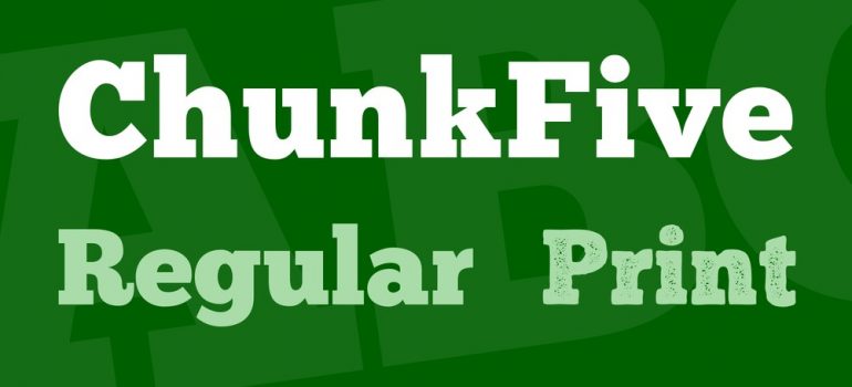 Chunkfive Roman font