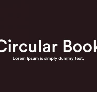 Circular Book Font
