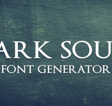 Dark Souls Font