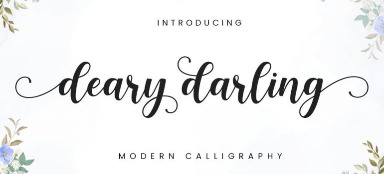 Deary Darling Font