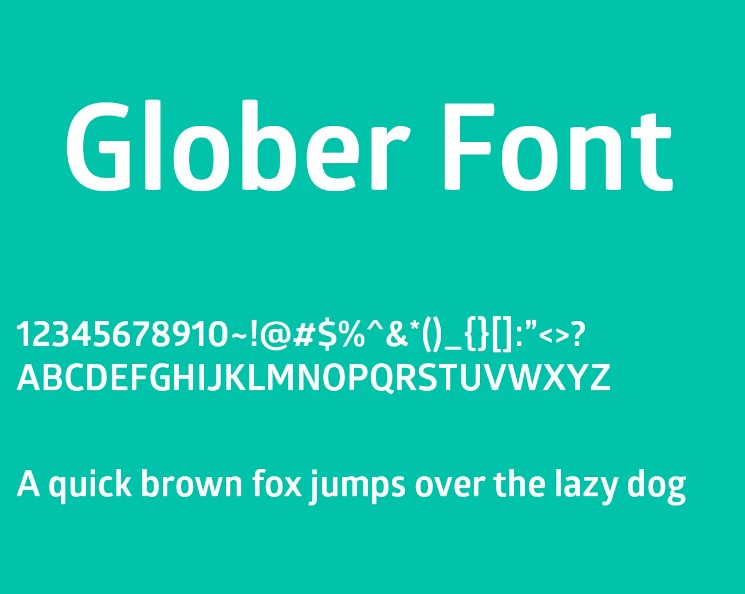 Glober Font View