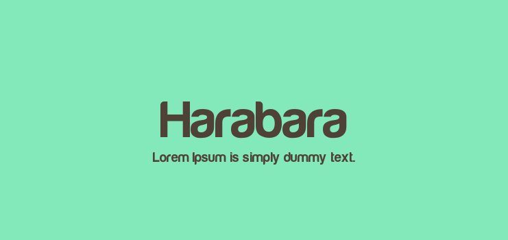Harabara Font