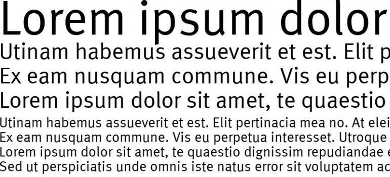 Meta Normal Font View