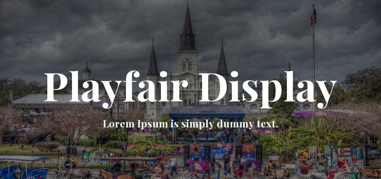 Playfair Display Font
