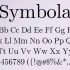 Symbola Font View