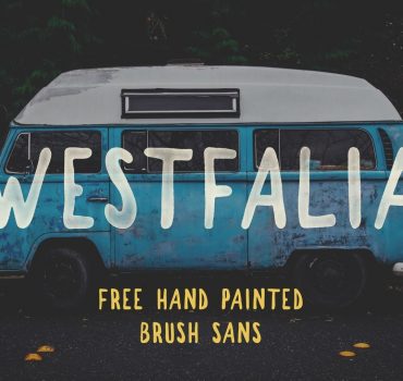 Westfalia Hand Paited Font