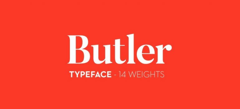 Butler Font