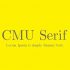 CMU Serif Font