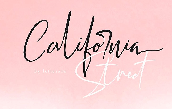 California Street Font View