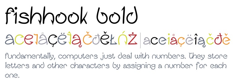 Fishhook Font