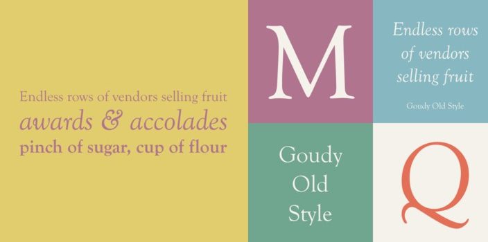 Goudy Old Style Font