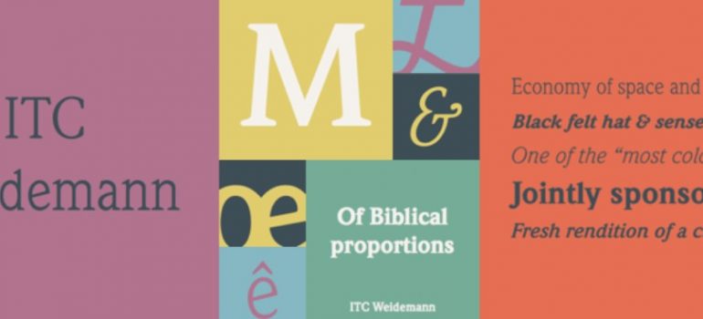 ITC Weidemann Font