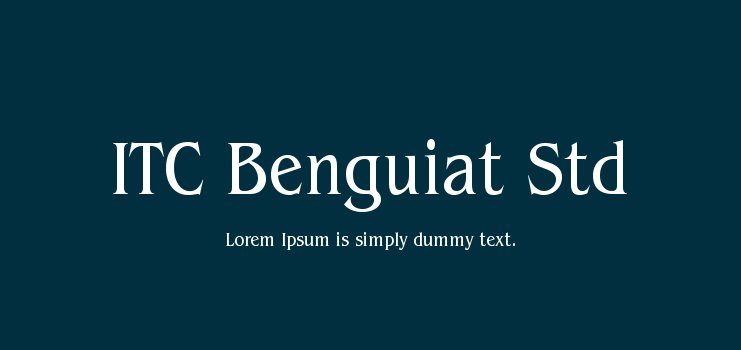 Itc Benguiat Font