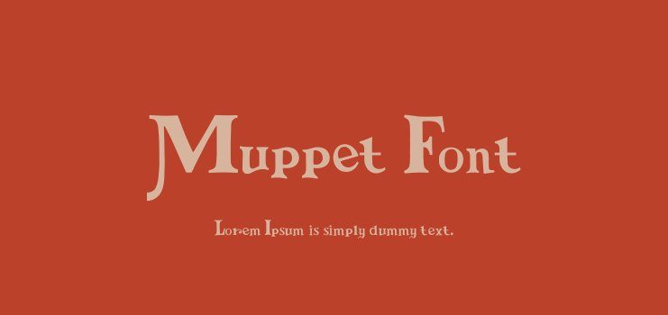 Muppet Font