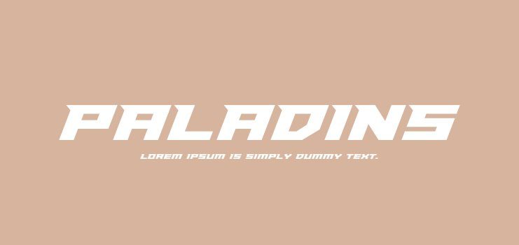 Paladins Font