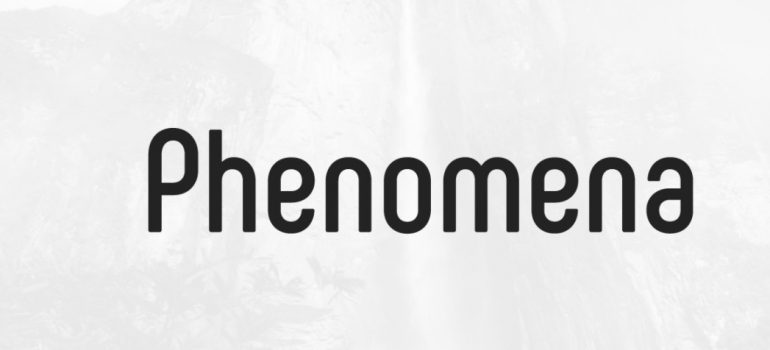 Phenomena Font