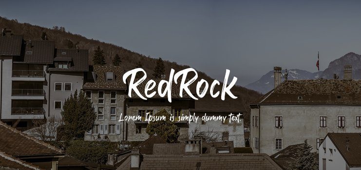Redrock Font