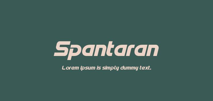 Spantaran Font