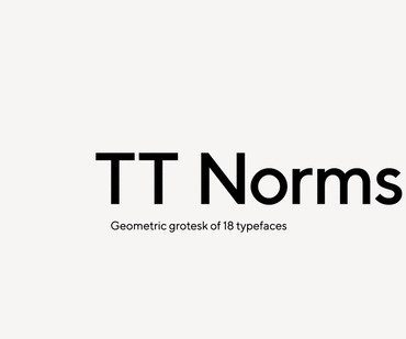 TT Norms Font
