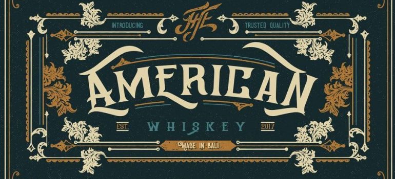 American Whiskey Font