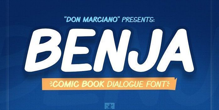 Benja Comic Book Font