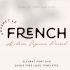 French Font View