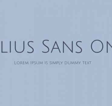 Julius Sans One Font
