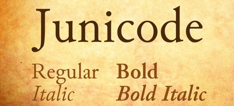 Junicode Font