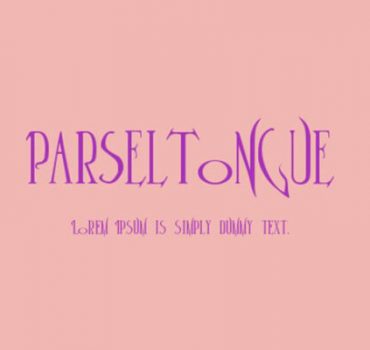 Parseltongue Font