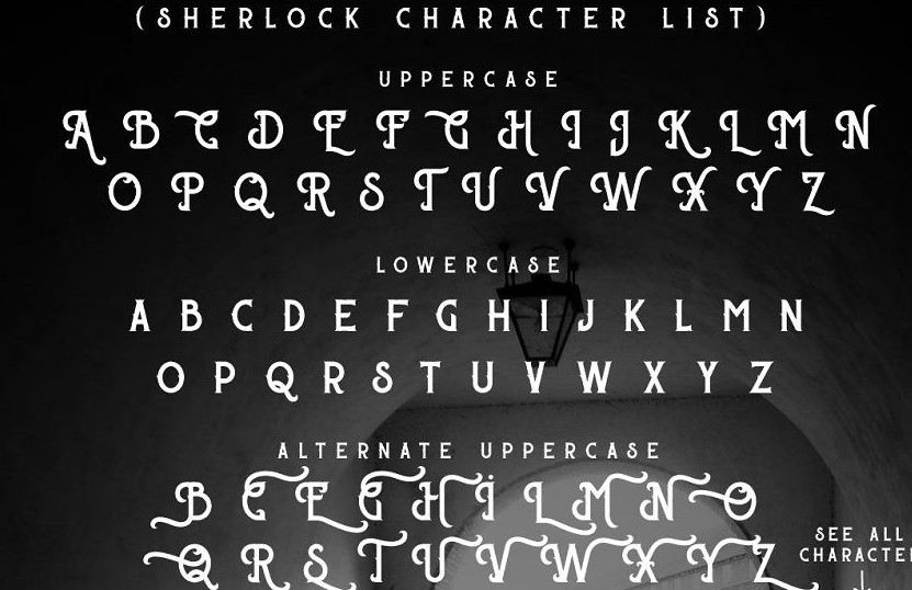 Sherlock Font View