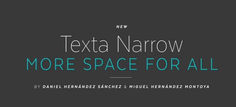 Texta Narrow Font