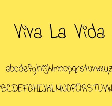 Viva La Vida Font View