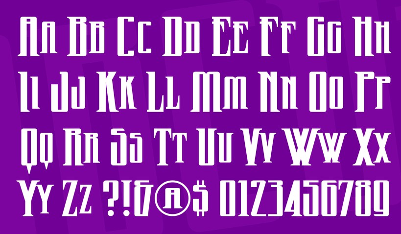 Wicked Queen Font View