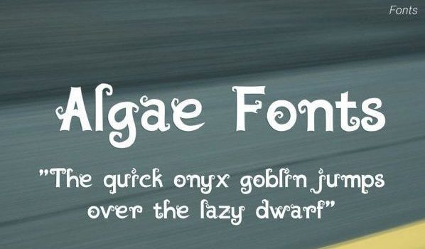 Algae Fantasy Font