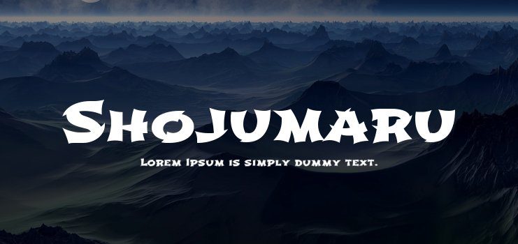 Shojumaru Font