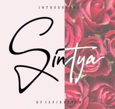 Sintya Signature Font