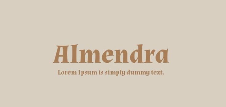 Almendra Font