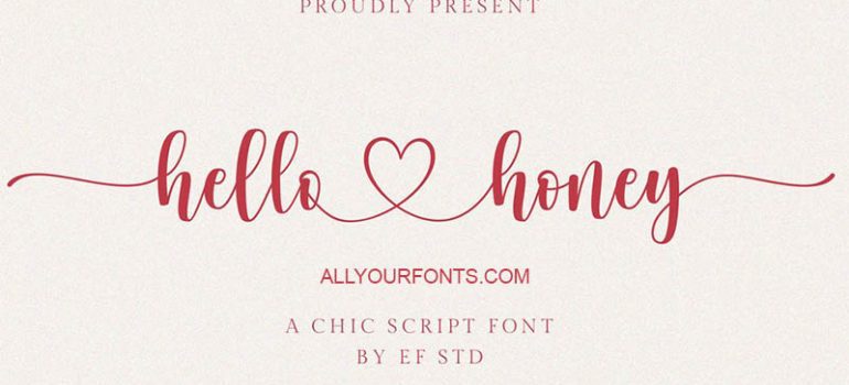 Hello Honey Font