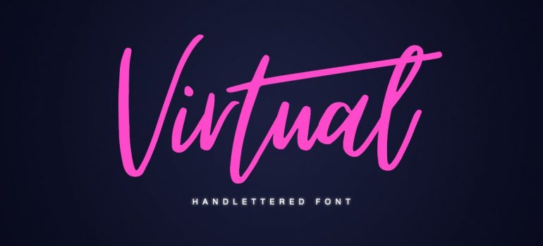 Virtual Script Font