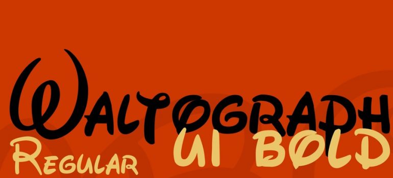 Waltograph Font