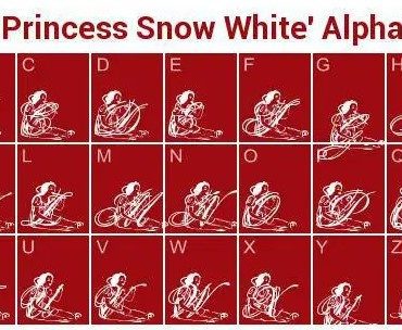 Al Princess Snow White Font