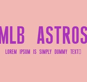 Astros Font
